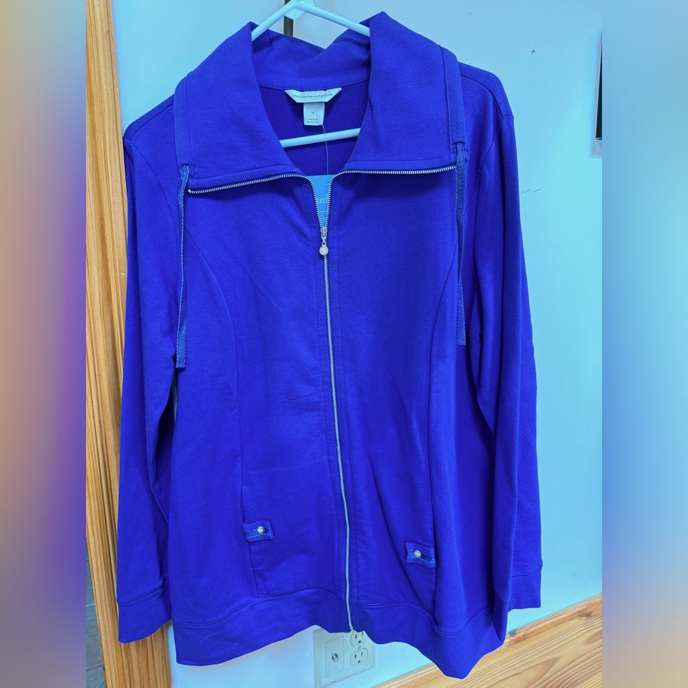 NWT lightweight zip jacket by Christopher & Banks size Medium